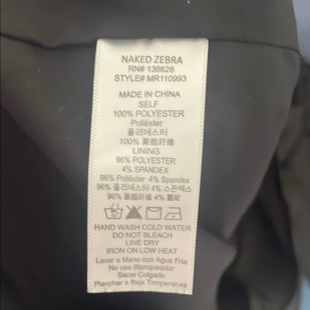 Naked Zebra stylish black